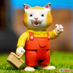 Super7 Huckle Cat picnic basket accessory, enhances storytelling and display.