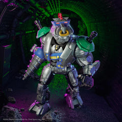 Super7 Robotic Bebop Mechanical Mutant Claw for battle poses.
