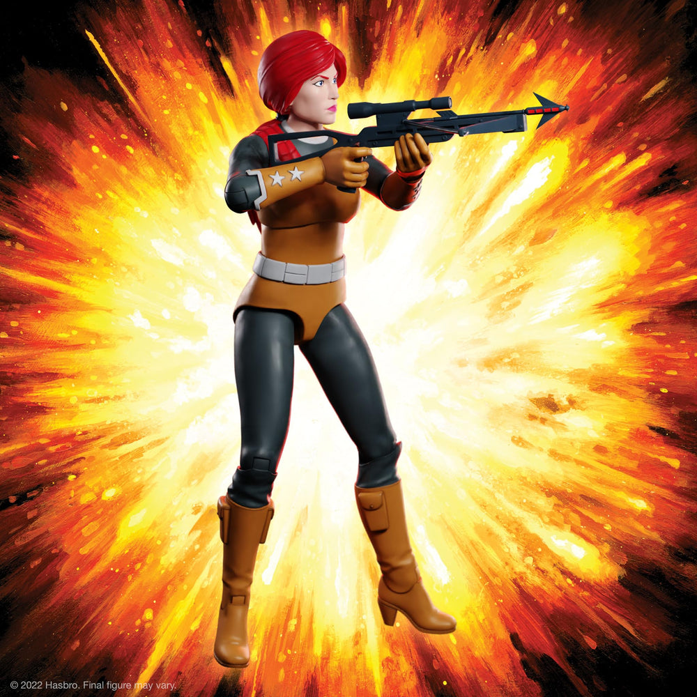Super7 Scarlett Ultimate interchangeable hands enable expressive action poses.