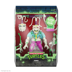 Super7 Scumbug Glow figure back view showing articulation and accessory layout for dynamic posing