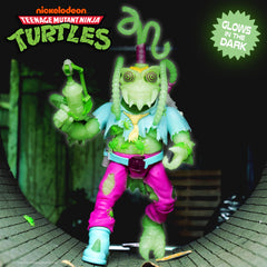 Close-up of premium sculpting and paint detailing on Super7 Scumbug Glow for collectors