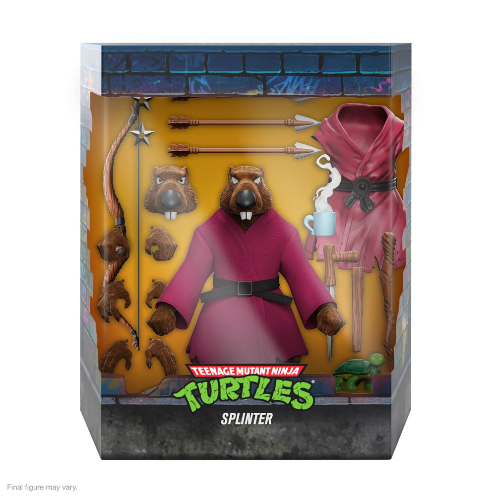 Super7 Splinter removable robe reveals customizable look and added realism