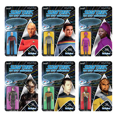 Guinan 3.75 inch figure offers classic TV styling for shelf display.