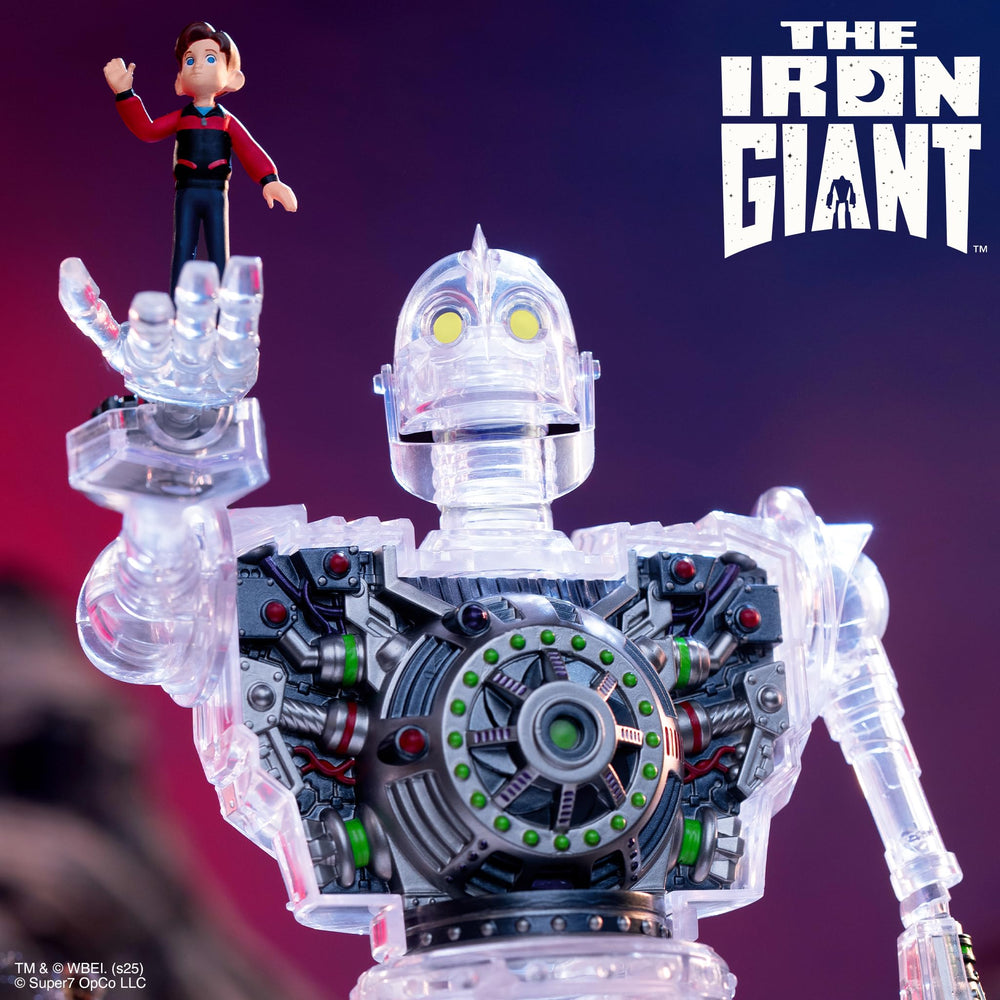 Super7 The Iron Giant Super Cyborg removable panels reveal inner components