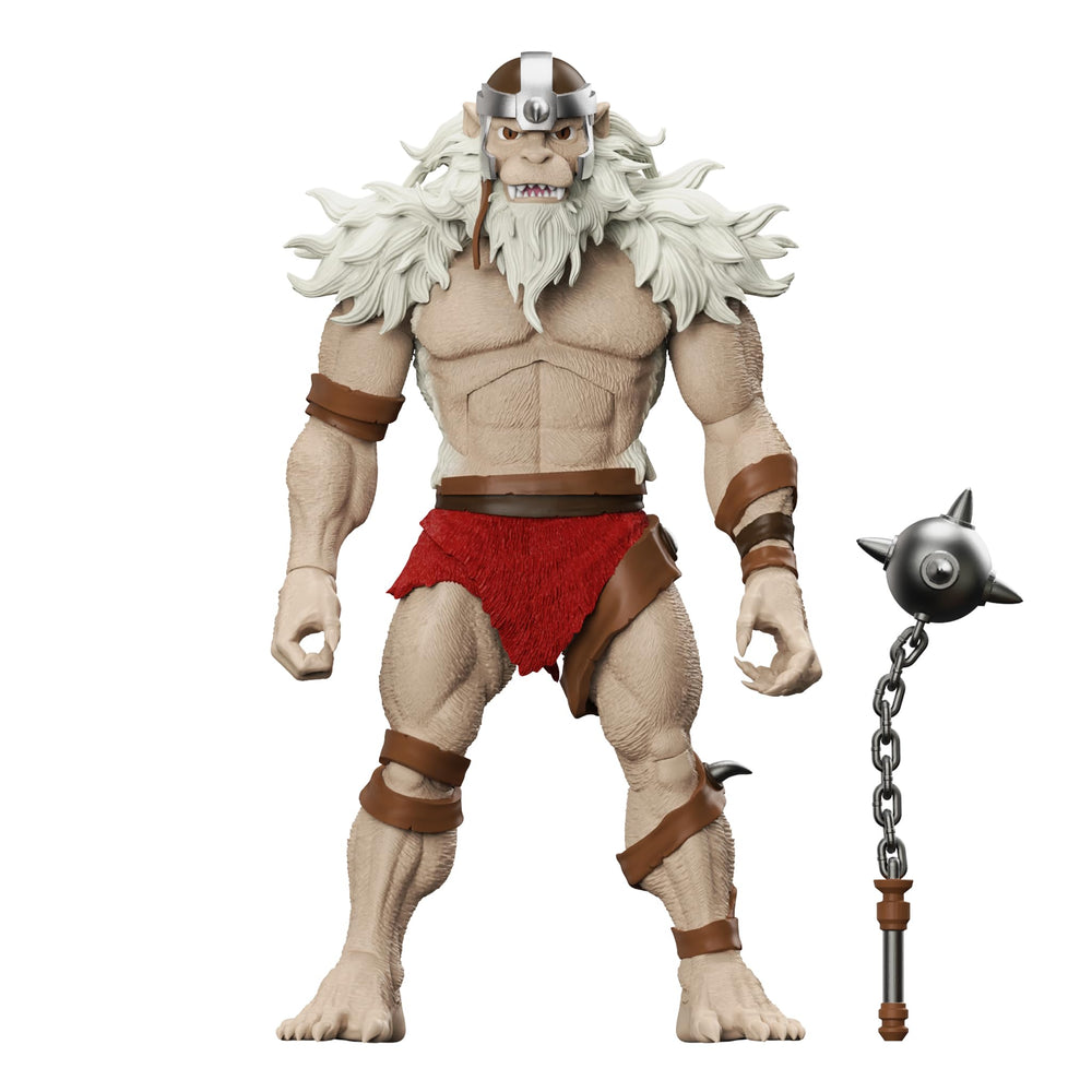 Monkian flail accessory with real chain for dramatic action.