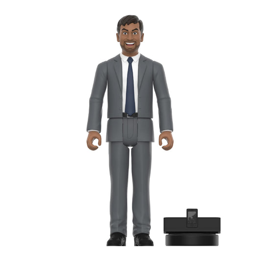 Super7 Tom Haverford 3.75-inch figure ready for desk display.