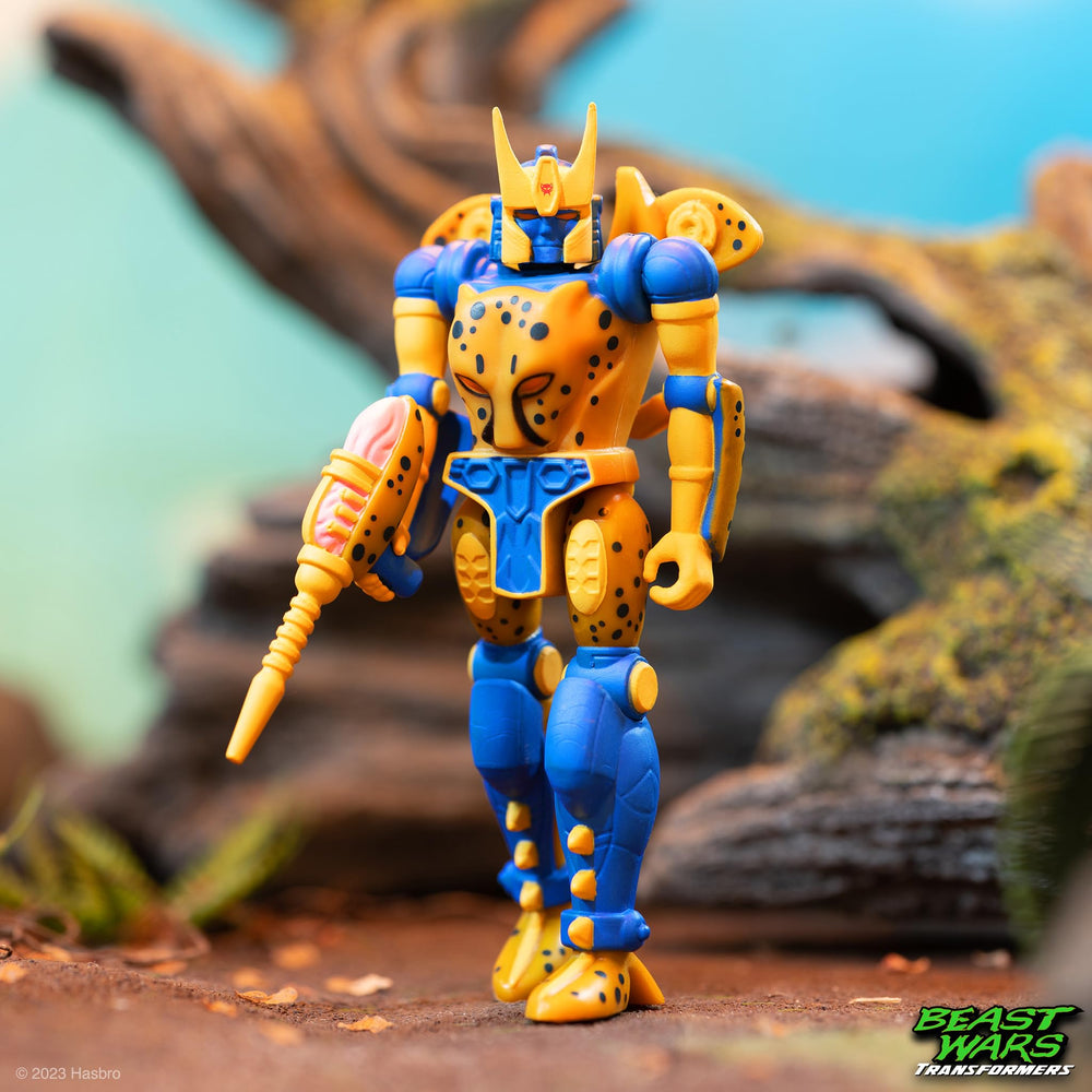 Retro packaging of Super7 Beast Wars Cheetor evoking 90s toy nostalgia