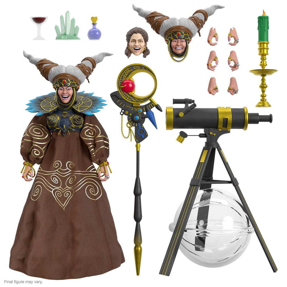 Super7 ULTIMATES Rita Repulsa figure, 7in, poseable for dynamic display.
