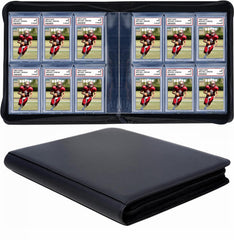 SuperAimi 60-pockets graded binder front view keeps your collection organized