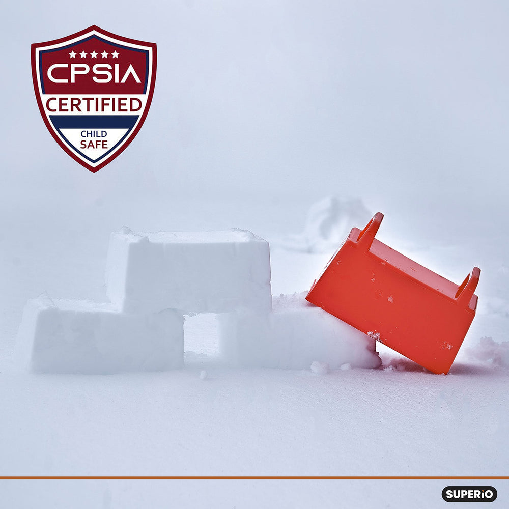 Superio Snow Brick Maker durable non-toxic materials ensure safe play.