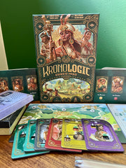 Kronologic Cuzco 1450 game-board layout for strategic planning and clue gathering.