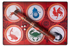 Supernice New Year Dice Game playing surface, ideal for social gatherings.