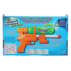 Super Soaker XP30 AP packaging image illustrating contents for quick setup