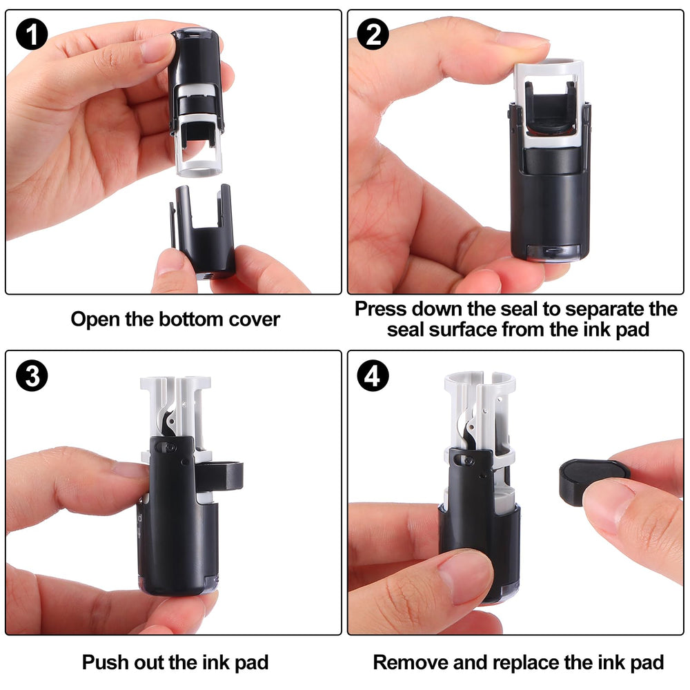 Supervitae paw print stamps with protective covers extend stamp life.