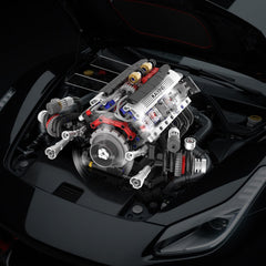 Suplanet V8 engine kit building pieces, 664 blocks for creative assembly.
