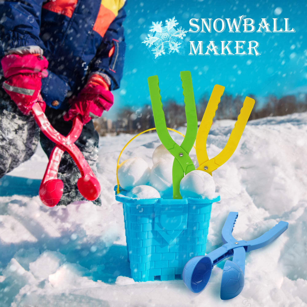 SupMLC snowball maker long handle eases cold hands during shaping.