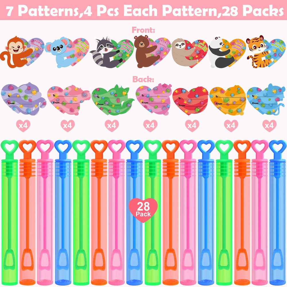 SURCVIO animal-design valentines cards for sharing friendship and fun