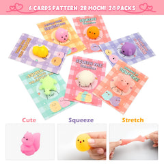 SURCVIO classroom party favors featuring mochi squishies for celebrations.