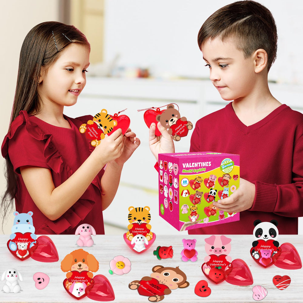 SURCVIO DIY Valentine gift idea kit for kid notes.