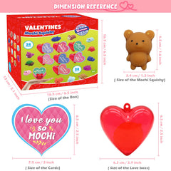 SURCVIO heart cases hold cute squishies, great for personalized gift exchanges.