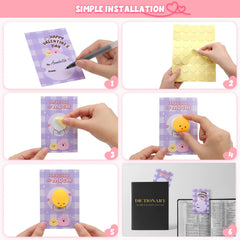 SURCVIO kids gift exchange set with cards and squishies promotes social fun.
