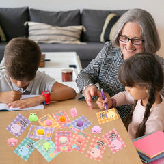 SURCVIO animal designs delight kids while cards facilitate gratitude and social skills.