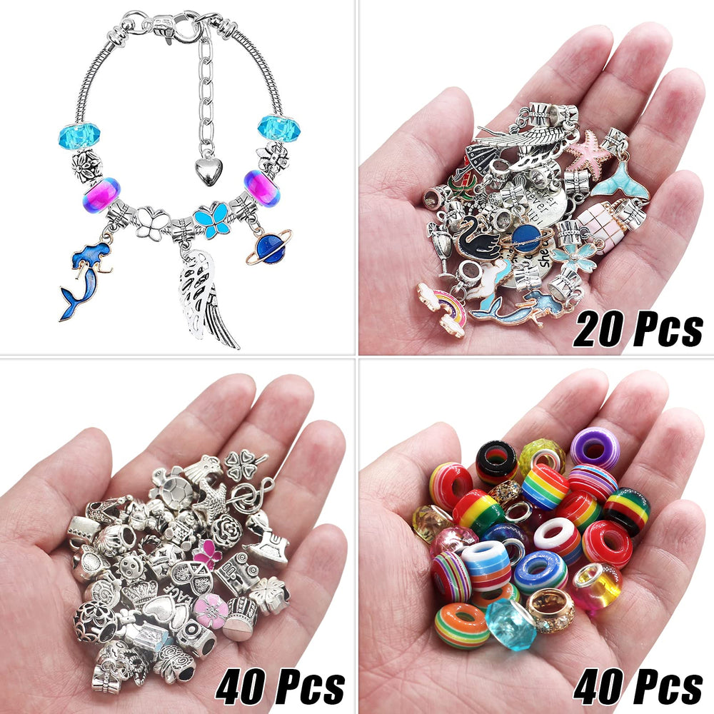 SUREHOME 40 metal beads for versatile charm designs