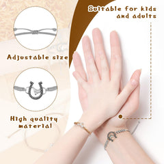 Sureio horse bracelet brown hue ideal for western chic.