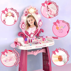 Surelect hair styling set includes curling iron for creative pretend styling.