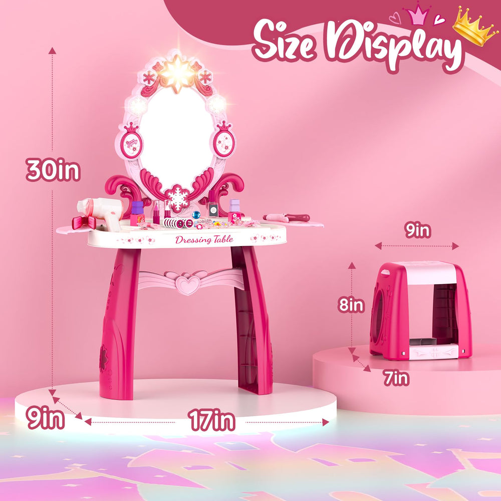 Surelect vanity crafted from durable ABS with smooth edges for safety.