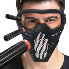 Surper adjustable strap closeup, customizable fit for all face sizes.