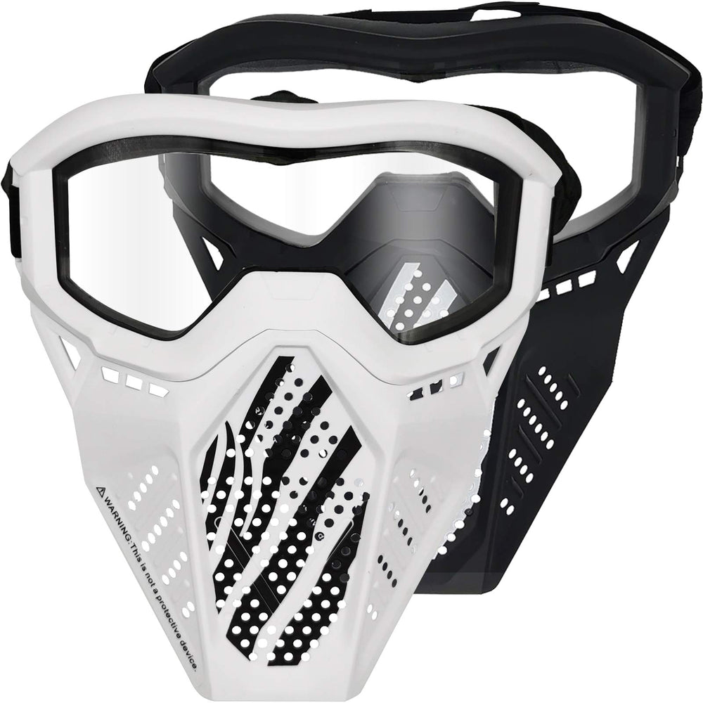 Surper tactical mask black and white pair for team identification during play.