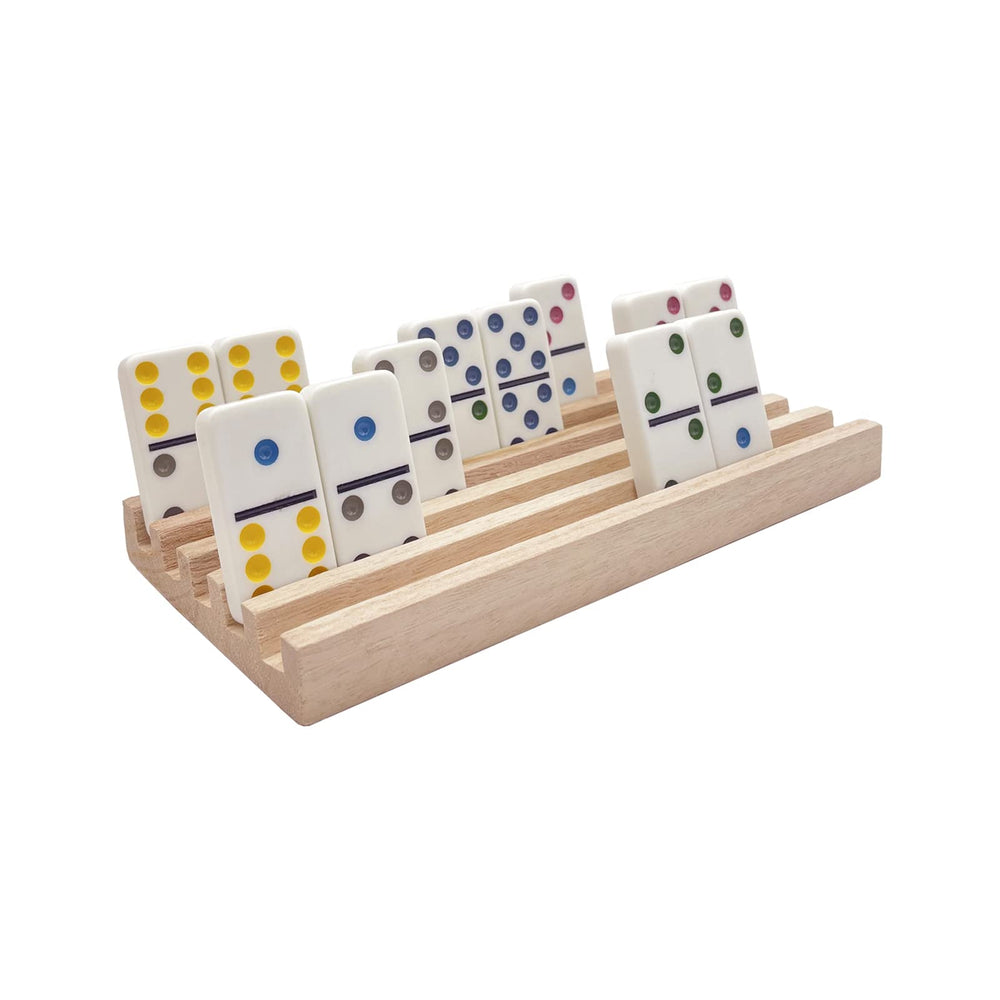 SUTIMSHE solid wood construction ensures durable domino racks