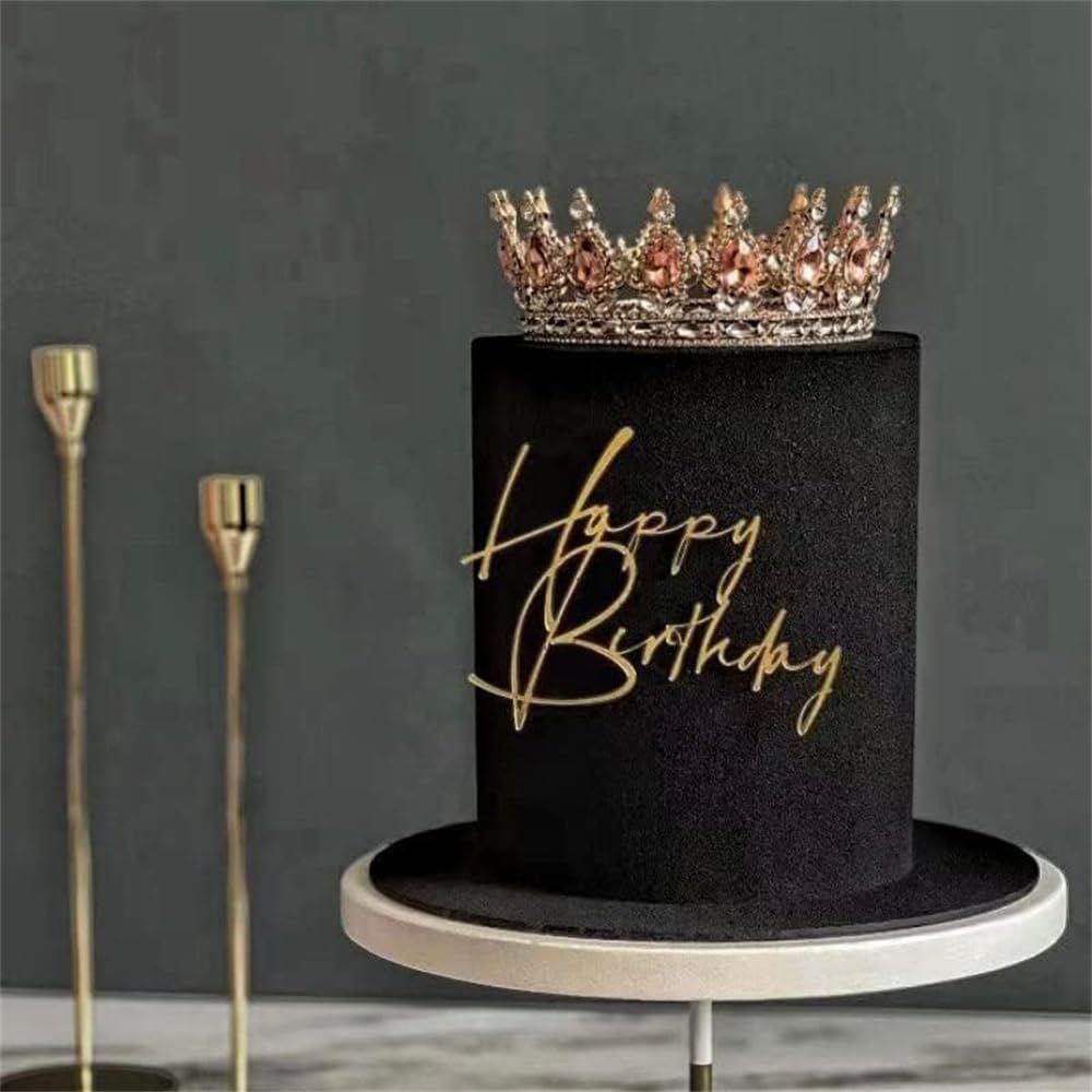 SUVO gold acrylic cake toppers provide a quick, premium decoration upgrade for desserts.
