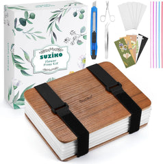 Suziko Professional Flower Press Kit full layout ready for organized crafting.