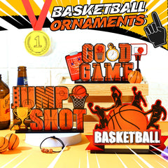 Suzile wooden basketball decorations are durable and easy to position