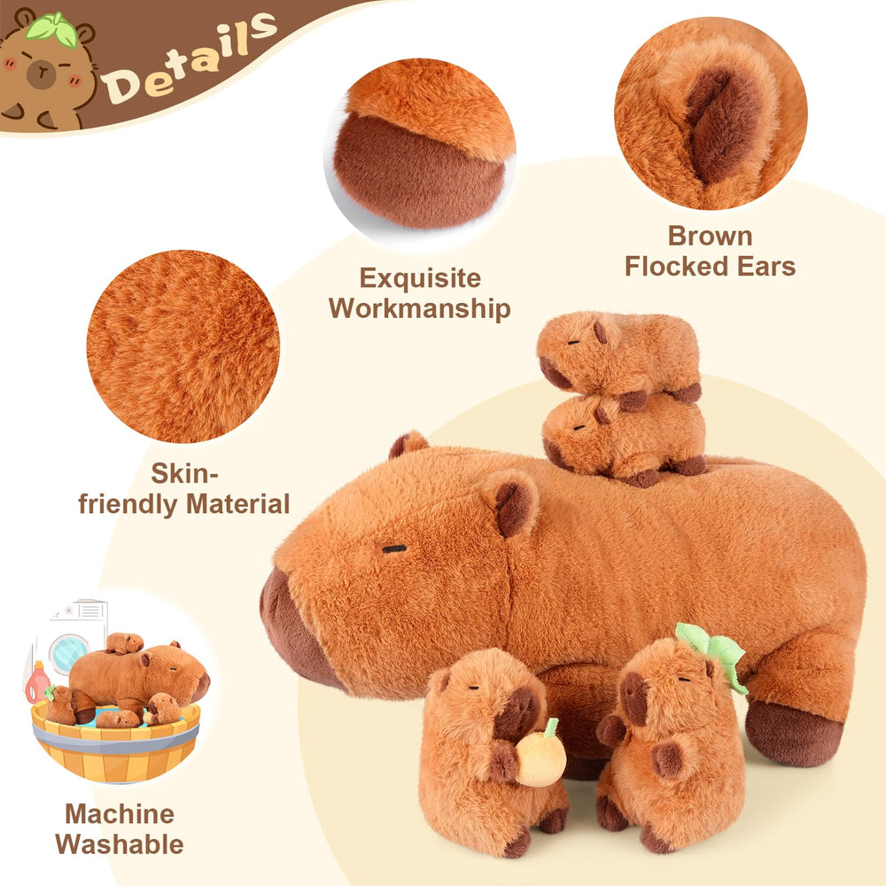 SuzziPals cute capybara plush gift for birthdays or celebrations.