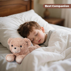 SuzziPals Brown Teddy Bear bedtime companion supports bedtime routines.