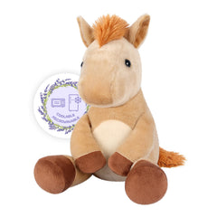 SuzziPals heatable horse plush for cozy warmth and comfort