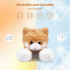 Lavender-scented SuzziPals orange cat plush for calming ambience