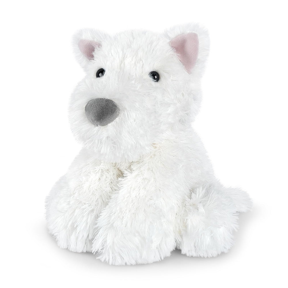 SuzziPals Westie plush fur and lavender scent create a calming ambience.