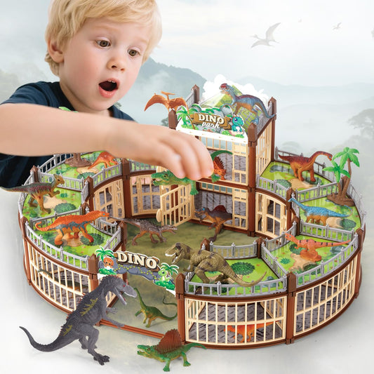 SVANE dinosaur playground 215pcs set for imaginative play and storytelling.