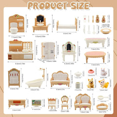 SwankyStyle dollhouse bathroom ensemble enhances tiny home routines with lifelike detail