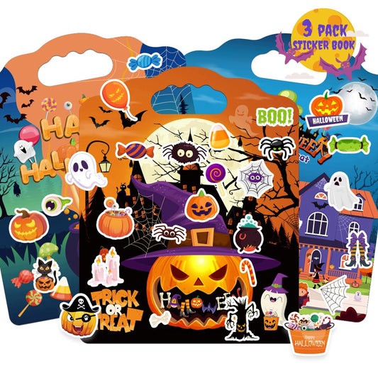 SWARKOL halloween-sticker-book-cover offers durable portability for on-the-go play.