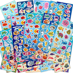 SWARKOL ocean stickers with variety designs for kid-friendly crafts and scrapbooks
