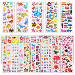 SWARKOL Puffy stickers animals collection for crafts and scrapbooking