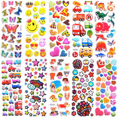 SWARKOL Puffy stickers stars assortment for classroom rewards and decor