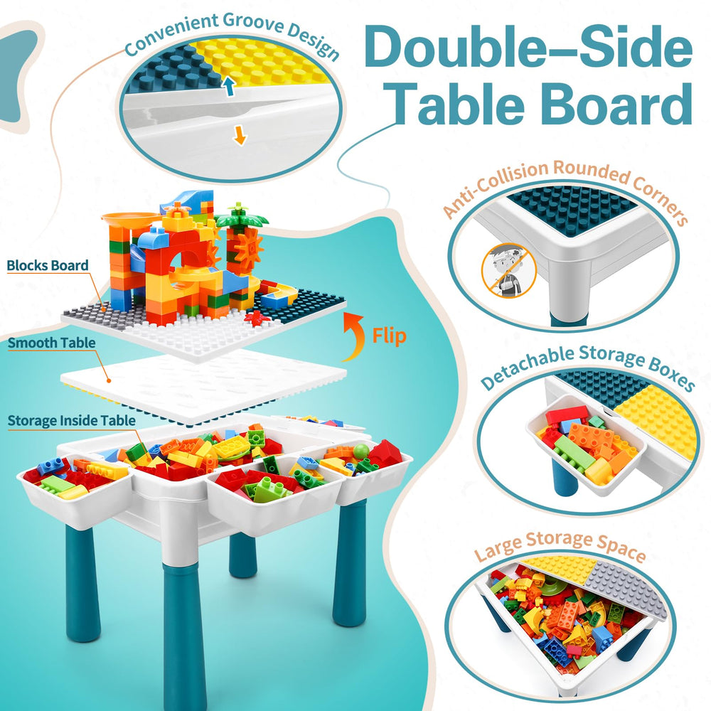 SWATOW marble run blocks (105 pieces) for creative building
