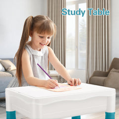 SWATOW storage box integrated with the table for organization