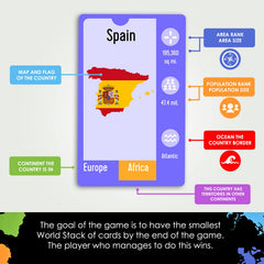 Sweep the World card game globe map visuals inspire global exploration.